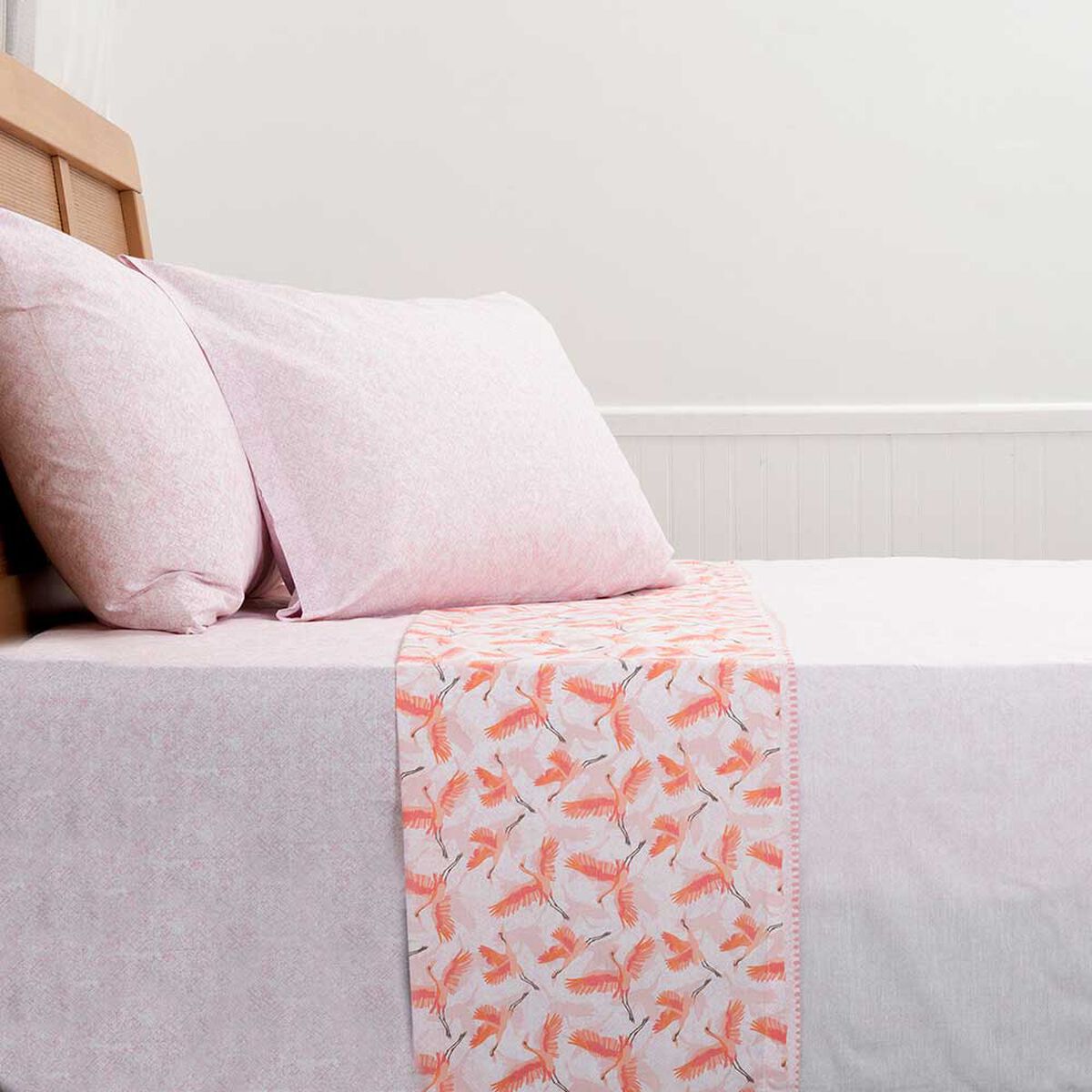 Juego de S&aacute;banas Mashini 180 Hilos King Estampado Multicolor