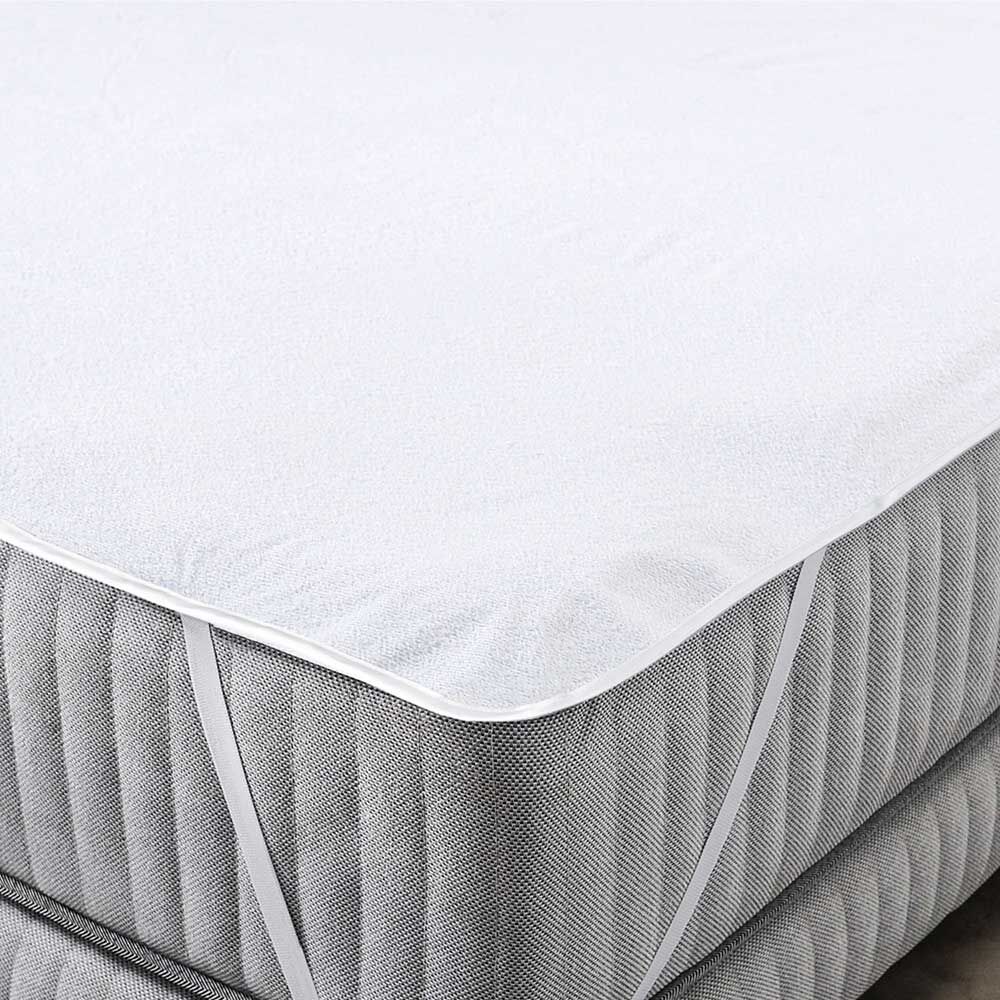 Cubrecolchón American Family 2 Plazas Terry Waterproof Blanco