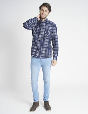 Imagen 2 del producto Jeans Super Skinny Hombre Fiorucci Azul-Med