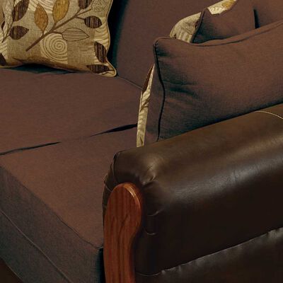 Imagen 2 del producto Juego de Living Elegant Detail Girona Sofá 3 Cuerpos + Dos Sillones 1 Cuerpo Café