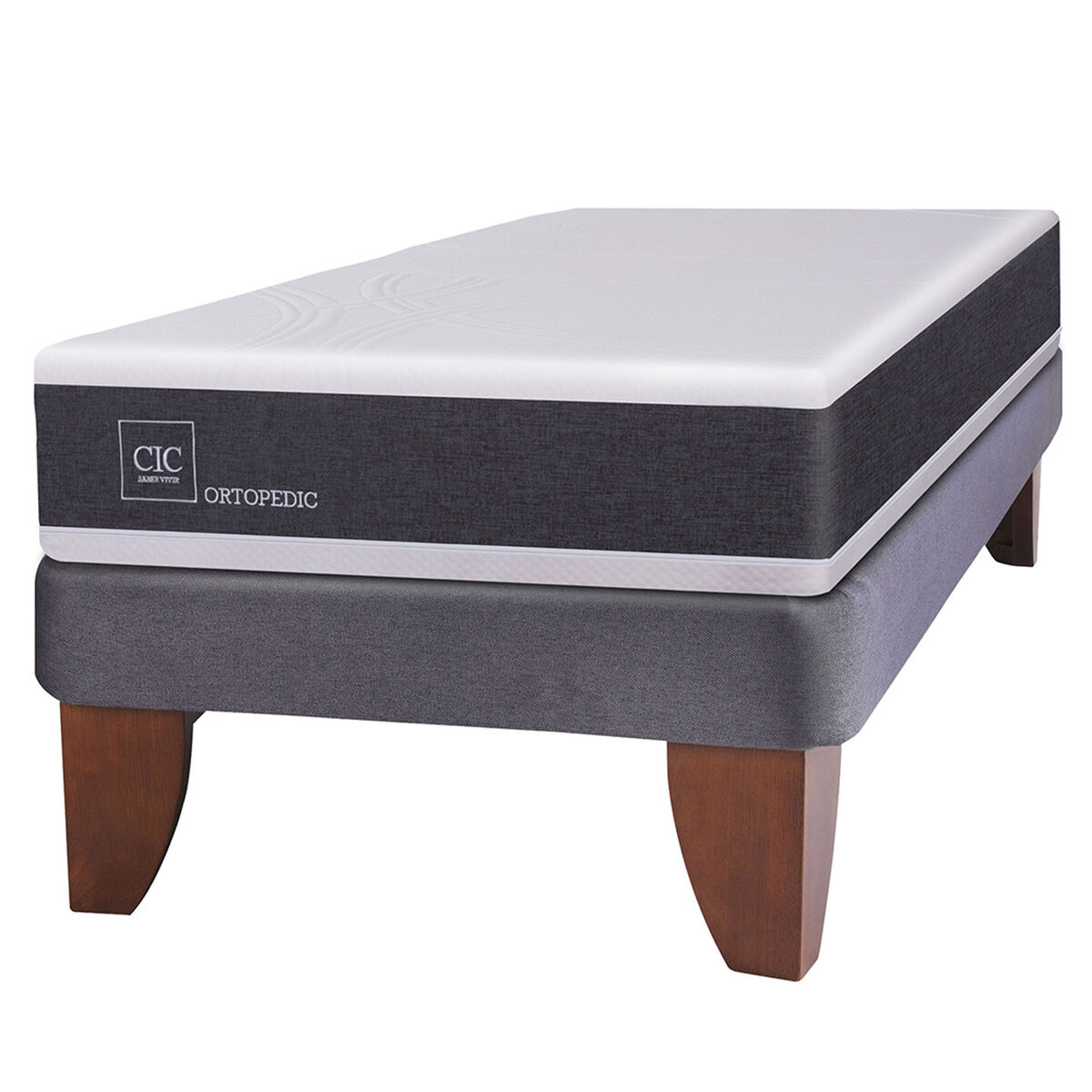 Cama Europea CIC 1,5 Plazas Ortopedic
