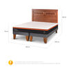 Cama Europea CIC Base Dividida King Bee Comfort + Respaldo