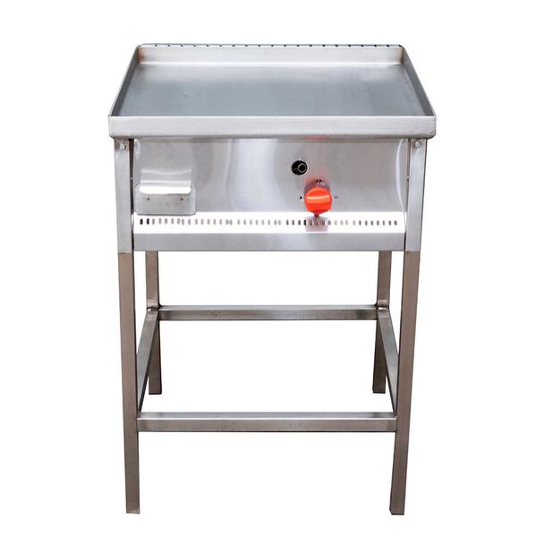 Plancha Churrasquera Ticgas 600x600 Full Inox GLP