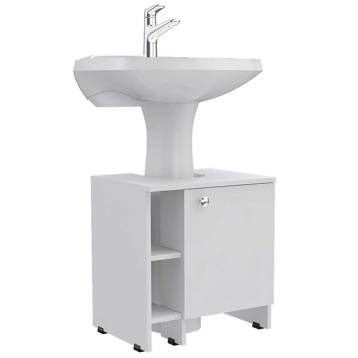 Combo Botiqu&iacute;n Bath 47 + Optimizadores Lavamanos 47 Blanco Tuhome