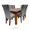 Juego de Comedor Living Factory Teka 6 Sillas Gris
