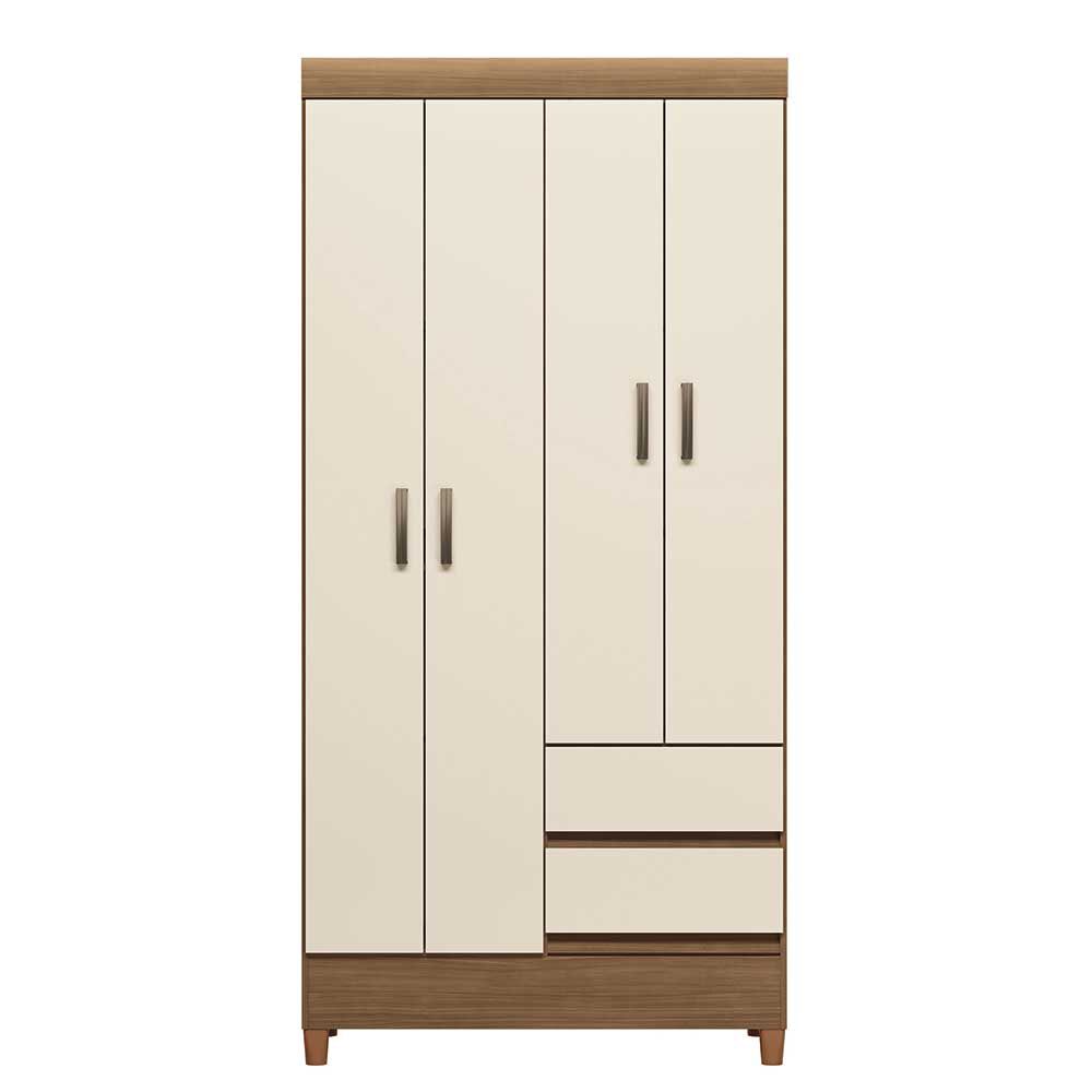 Clóset Casanova Fit 4 Puertas 2 Cajones Jequitiba Blanco | Abc
