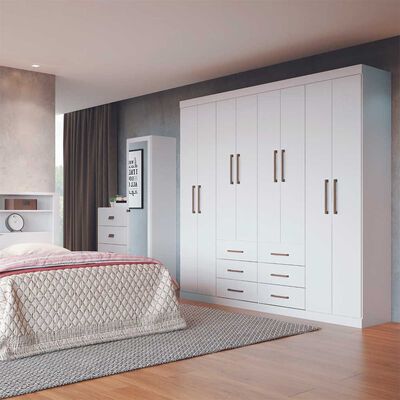 Clóset Onessta Liverpool 8 Puertas 6 Cajones Blanco
