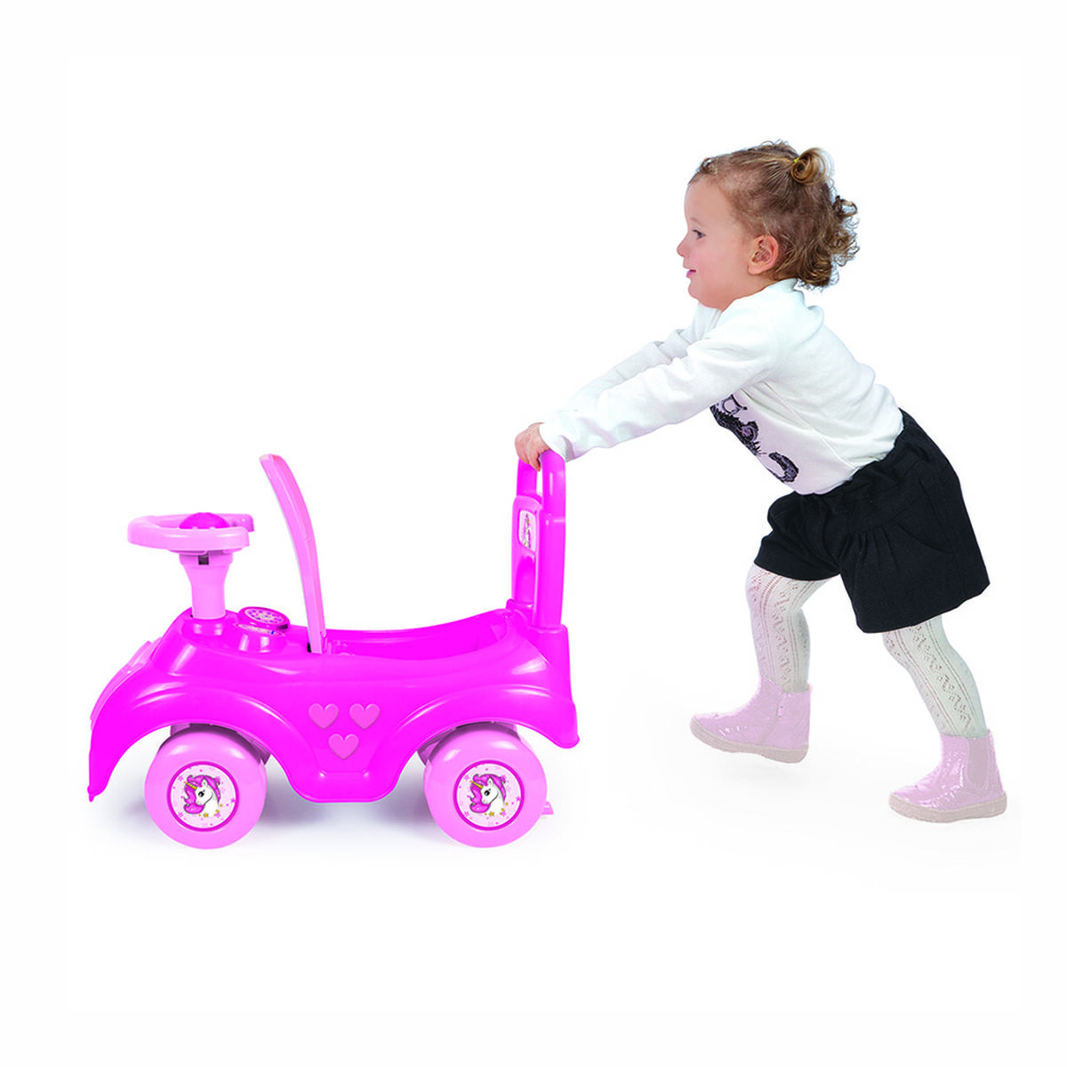 Corre Pasillo Camina Y Maneja Unicornio