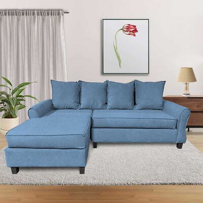 Imagen 1 del producto Sofá Seccional Izquierdo Living Factory Barcelo 3 Cuerpos Azul