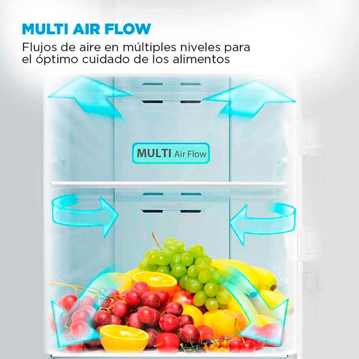 Refrigerador No Frost Midea MDRB489MTE50 330 lts.
