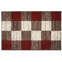 Alfombra Interior Idetex Frize Carved D4 Rojo 150 x 200 cm