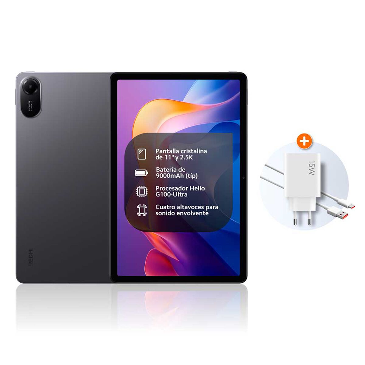 Tablet Xiaomi Redmi Pad 2 4+128 Helio G100-Ultra 4GB 128GB 11" Graphite Gray