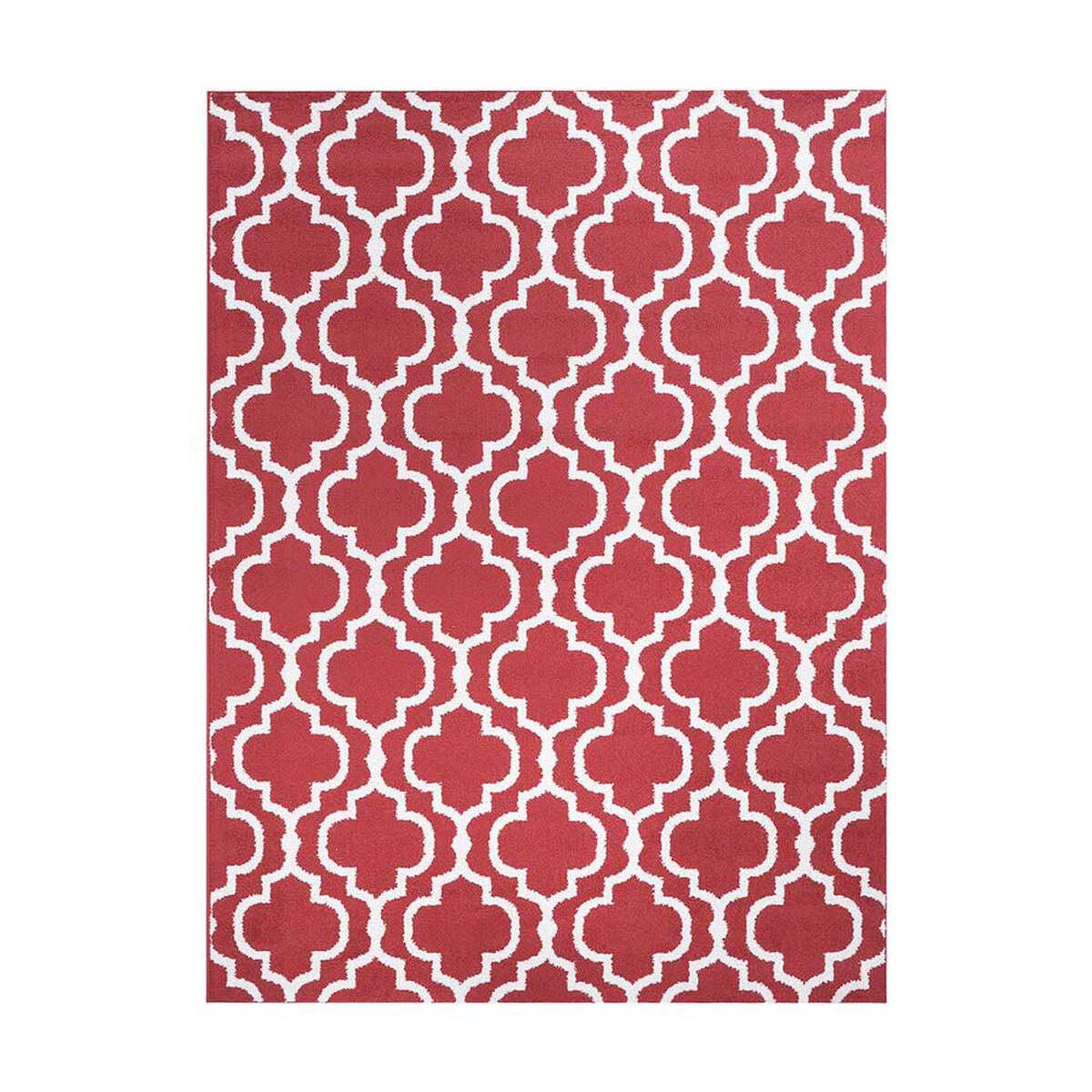 Alfombra Dib Kaleb 180 x 275 cm Rojo