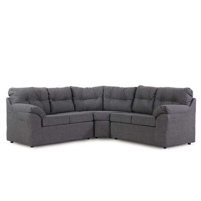 Imagen 1 del producto Sofá Seccional Modular Kea Roma 5 Cuerpos Tela Gris