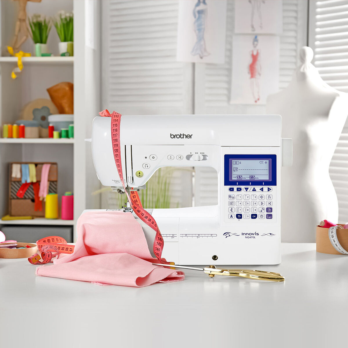 Máquina de Coser Brother para Quilting y Patchwork NQ470L