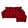 Sofá Seccional Muebles MPR Azalea 3 Burdeo