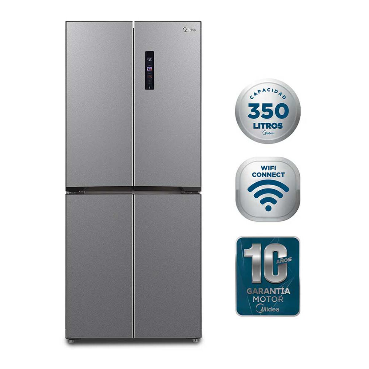 Refrigerador French Door Midea MDRM554MTE50 350 lts.