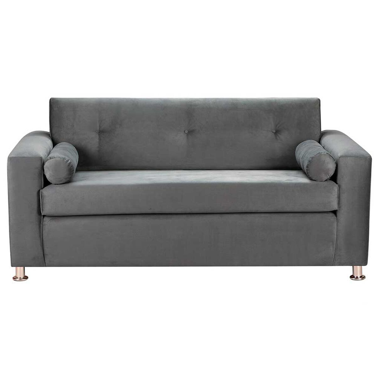 Sof&aacute; Bodevir Vivo Felpa 12 3 Cuerpos Gris&nbsp;