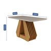 Juego de Comedor Decocasa Agata 4 Sillas Off White