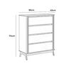 Comoda Amuv 4 Cajones Blanco