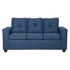 Juego de Living Black Factory Ranger Sofá 3 Cuerpos + Dos Sillones 1 Cuerpo Azul