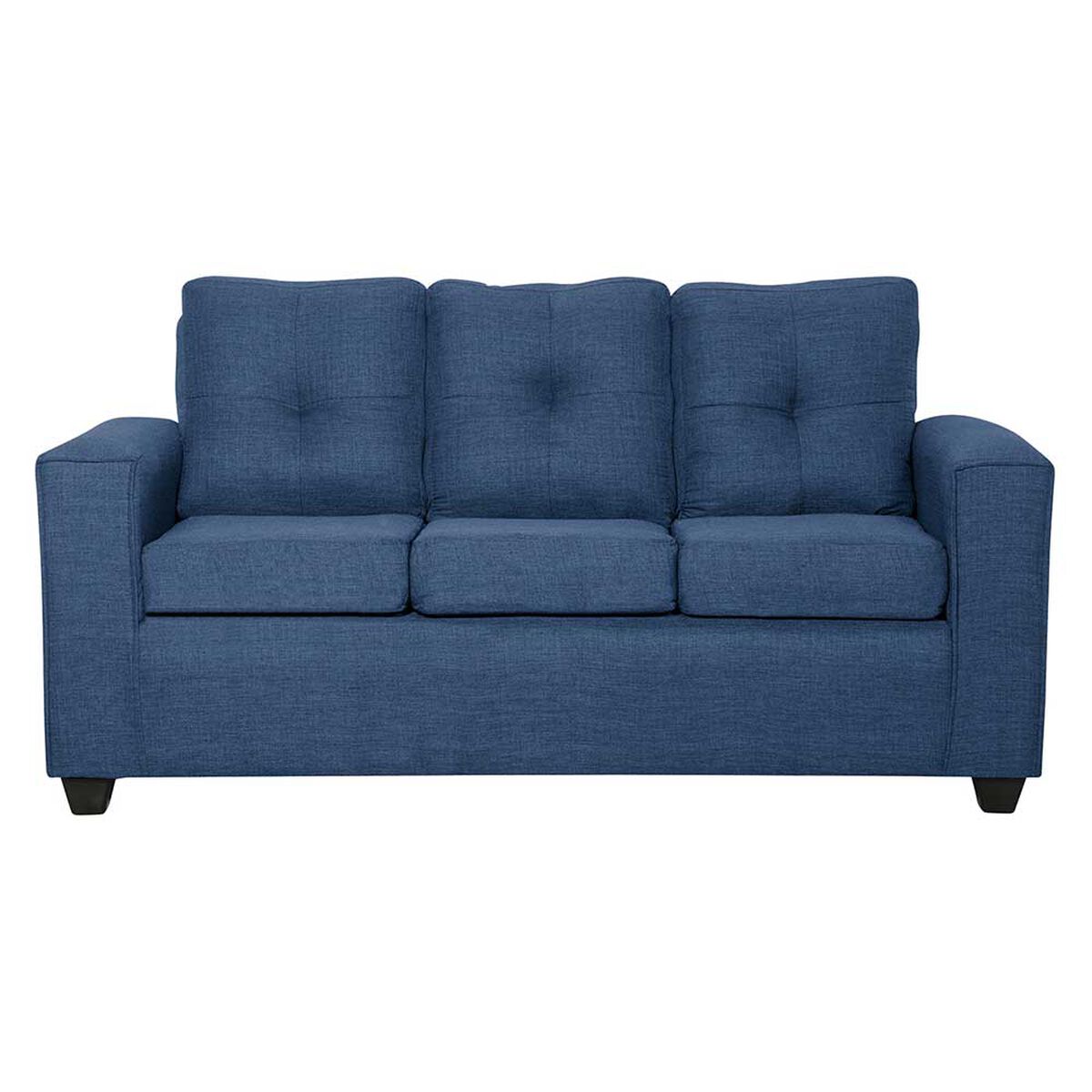 Juego de Living Black Factory Ranger Sofá 3 Cuerpos + Dos Sillones 1 Cuerpo Azul
