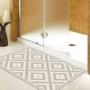 Alfombra Davanti Rombos Ceniza 50 x70 Rombos Ceniza