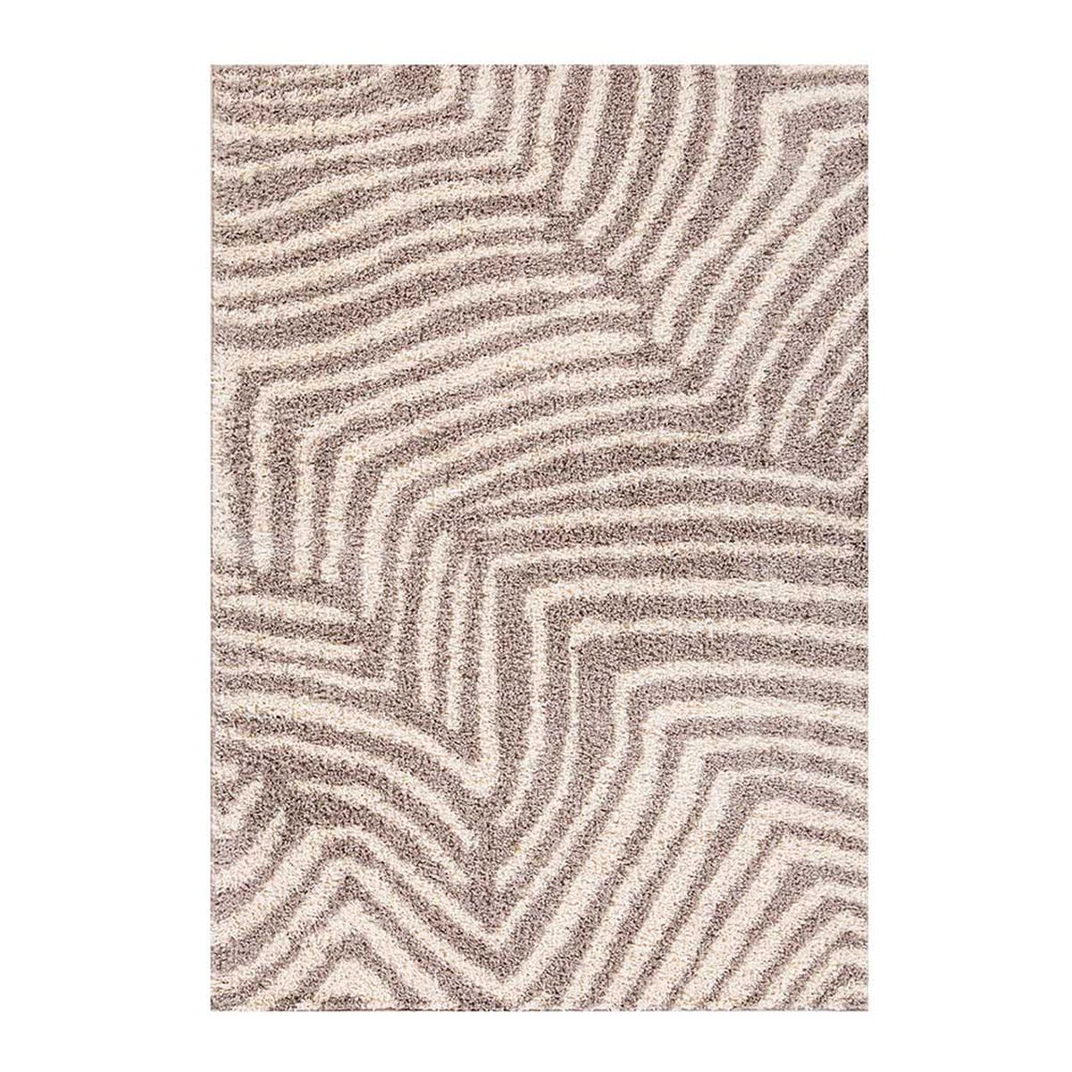 Alfombra Idetex Shaggy Guiza 170 x 230 cm Beige