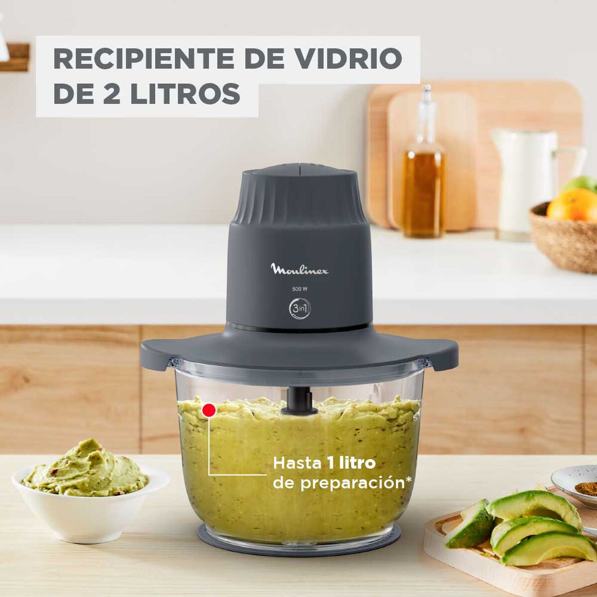 Procesadora de Alimentos  Moulinex DJ602110 500W