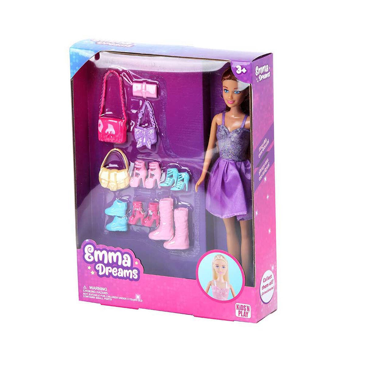 Muñeca Fashion Doll Kids'N Play