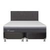 Box Spring CIC Base Dividida King Ortopedic Advance + Respaldo Eufrates