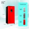 Refrigerador Fr&iacute;o Directo Hisense HRO179RD 177 L