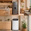 Refrigerador Samsung Top Mount Freezer 345 L Water Dispenser + Lavadora de carga superior Samsung RT35CG5540S9ZS 8 kg