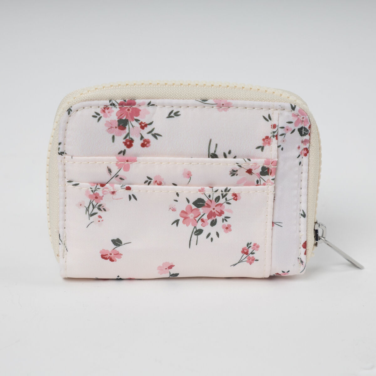 Billetera Flores Beige Icono
