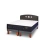 Cama Europea CIC Base Dividida 2 Plazas Premium + Respaldo Gales