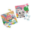 Set de 2 Puzzles en Gatitubos 48 Piezas Gabby y la Casa de Muñecas
