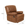 Juego de Living Reclinable Daniels Castle Sof&aacute; 3 Cuerpos + 2 Bergere Caf&eacute;