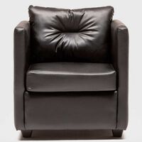 Poltrona Cabsur Caburga PU Negro