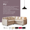 Seccional Latam Home Lucca 3 Cuerpos PU Rojo