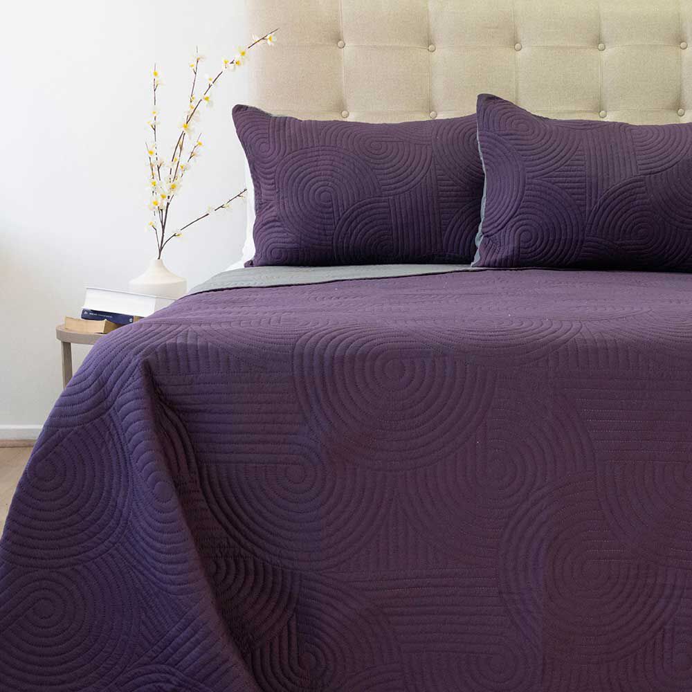 Quilt Doral King Obispo Gris Origins
