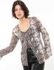 Blusa Estampada Manga Larga Mujer Zibel