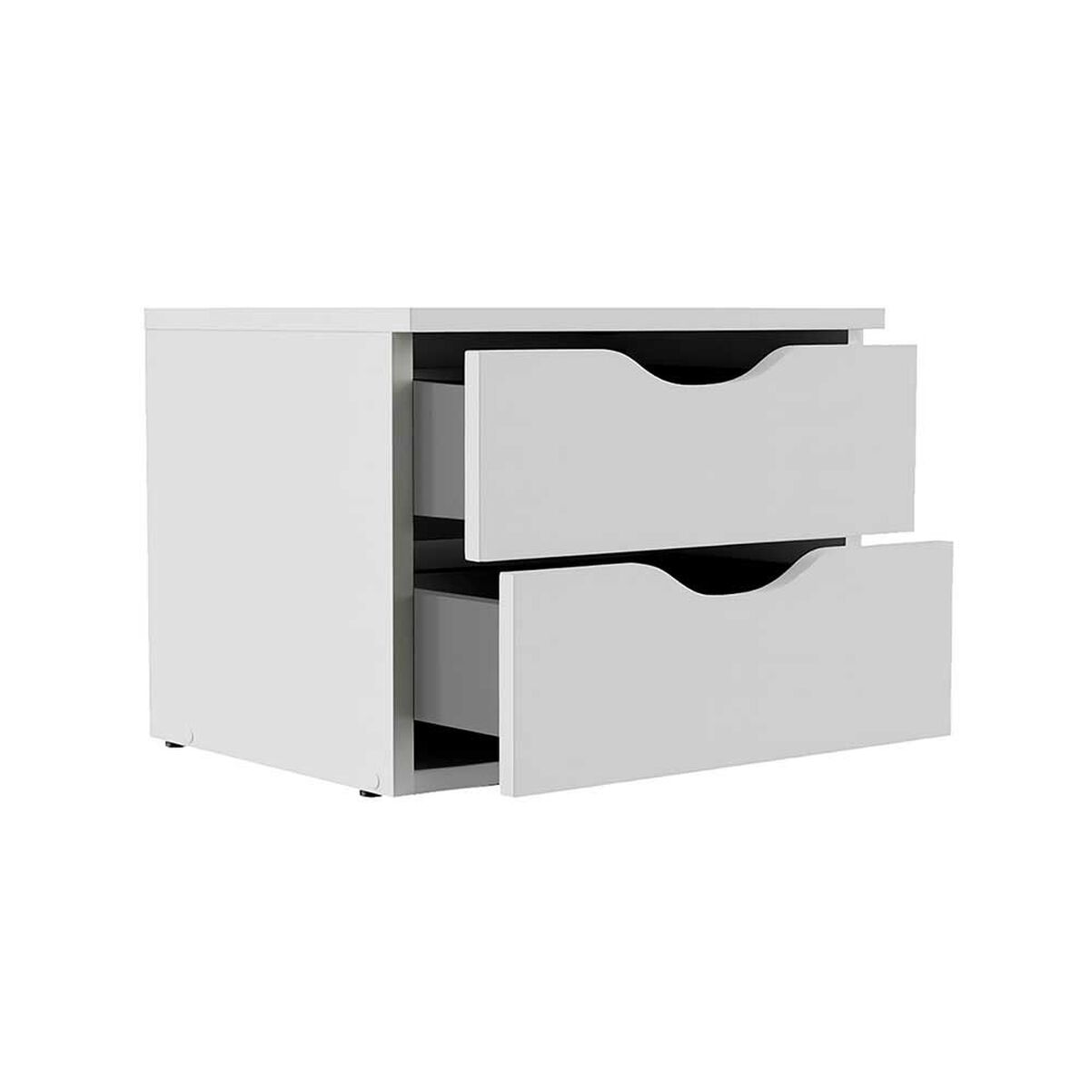 Velador Aereo Vekkahome Americano 2 Cajones Blanco