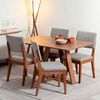 Juego de Comedor Decocasa Avena 4 Sillas Canela