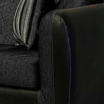 Imagen 2 del producto Juego de Living Elegant Detail Oklahoma Sofá 3 Cuerpos + Sofá 2 Cuerpos + Sillón 1 Cuerpo Gris Oscuro