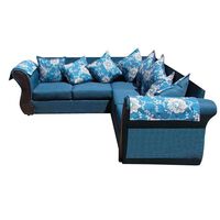 Sofá Seccional Almore Irlanda 5 Cuerpos Azul