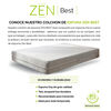 Cama Europea Latam Home 1,5 Plazas Zen Best Gris