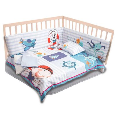 Imagen 1 del producto Set de Cuna Perrito Marino 5 Piezas Bebesit