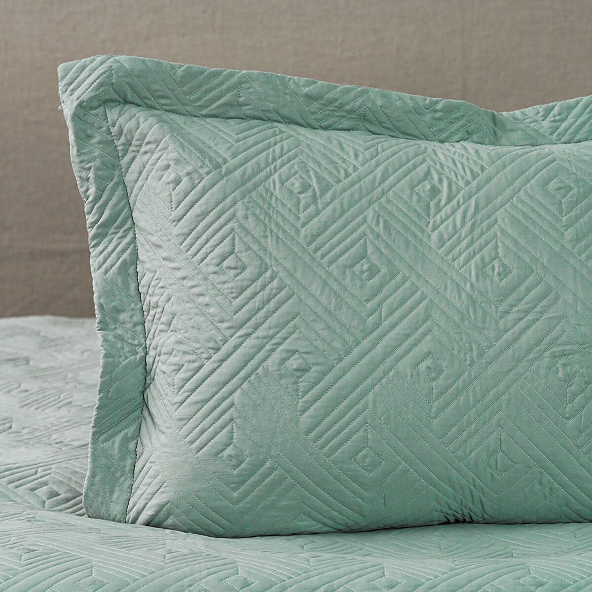 Quilt Cannon Matelado 1,5 Plazas Verde