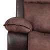 Sofá Reclinable Zoy Home Brunei 3 Cuerpos Café
