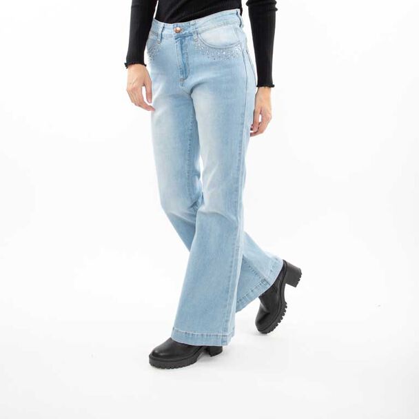 Jeans Flare Mujer Fiorucci